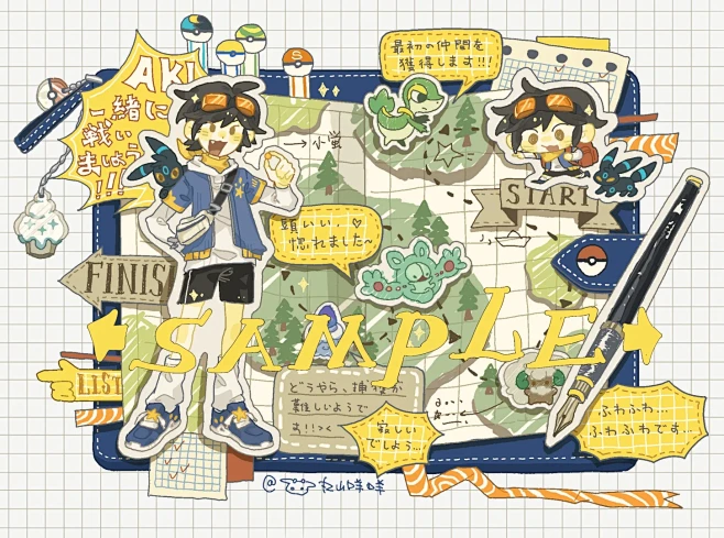 我画宝可梦？！左划看我小细节 - 小红书