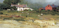 Portmagee Farm, oil, 8 x 16.