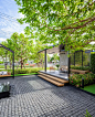 曼谷住宅花园，Z字图案与住宅的糅合 / Ginggaanbai – mooool木藕设计网