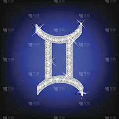 双子座,标志,图标,绘画插图,宝石,形状,无人,符号,古典式,标签