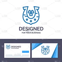 三叶草,名片,品牌名称,模板,创造力,白昼,春天,白色,绿色,黄金