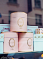 Laduree Tea Colored package with silver logo?