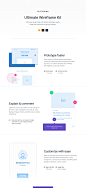 Products : Platforma is a collection of 200+ wireframe layouts divided in 15 popular content categories and carefully assembled for Sketch, Photoshop & Illustrator.  It’s a perfect instrument for creating an interactive prototype using many popular on