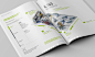 Annual report with 3d infographics