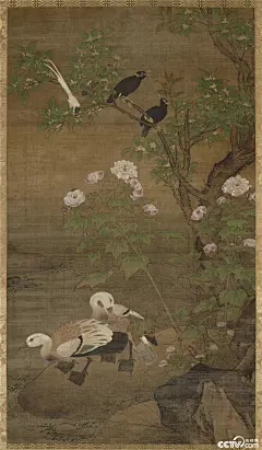 【央视画廊】传世墨迹——锦衣卫吕纪四季花鸟图_央博_央视网(cctv.com)