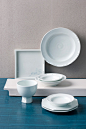 主菜盘,餐具,Variation,瓷器,橱窗展示_gic6367603_White plates_创意图片_Getty Images China