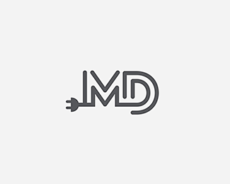 字母MD  LOGO