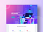 Business Development landing strategy application development business 2019 application trend gradient tree ux branding typography website web ui header character illustrations color illustration