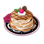 Lighter-Than-Air Pancake : Lighter-Than-Air Pancake is a special food item that the player has a chance to obtain by cooking Tea Break Pancake with Noelle. The recipe for Tea Break Pancake is obtainable from Good Hunter for 2,500 Mora after reaching Adven