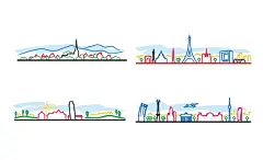 城市线条  - 源文件下载【酷图网】城市线条,建筑线条,城市剪影,卡通街景,城市插图,城市天际线,楼群,背景图片,手绘卡通城市,卡通城市夜景,卡通世界,城市夜景,卡通手绘城市,卡通手绘背景,矢量城市,城市,建筑,楼房,河边城市,风景图片,海滨城市,欧洲小镇,欧式建筑,线条城市,城市简图,
