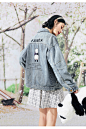【新品】乐町牛仔外套女2020秋季新宽松外套ins潮复古港味学生-tmall.com天猫