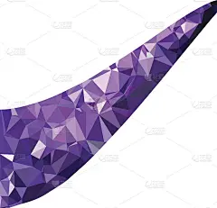 紫色多边形马赛克背景，创意设计模板