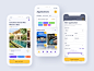 Booking Service Mobile App: iOS Android UI