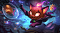 General 7680x4320 pumpkin pumpkin night Bewitching League of Legends Riot Games cats witch GZG 4K Yummi (League of Legends ) Support (League Of Legends) Halloween digital art