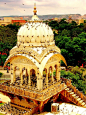 MAGNIFICENT STRUCTURES / Pigeons invading Birla Temple in Jaipur, India