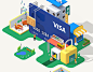 VISA infographics : Visa infographicsAgency: Seven Design (San Francisco)Client: VisaDesign direction: Dominic Ensor, Andrew Pollak,Jessica Cottone