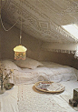 orientalist attic bedroom