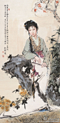 白伯骅《国画微展》 白伯骅 1944年生，是蒋兆和的入室弟子。所创侍女人物 淡雅、莹润、妩媚、娇艳脱俗，从而创造了独特人物画风格独树一帜，深被业内人士所赞赏