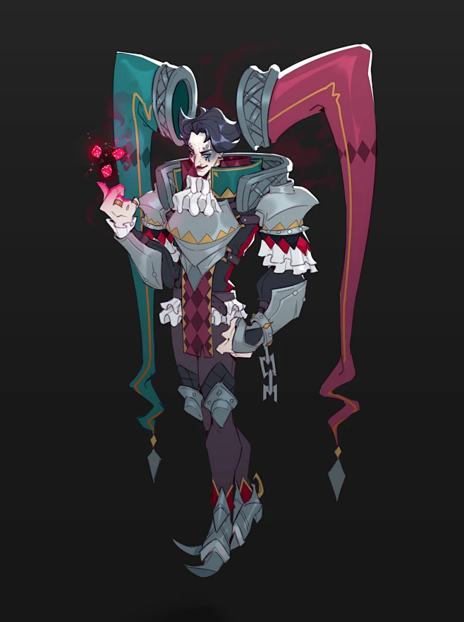 Armored Jester -花瓣网