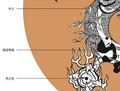 润采中国风禅意水墨线描插画-手绘插画-常州广告公司_常州广告设计_常州VI设计_润采品牌整合设计_常州润采广告