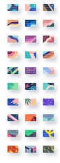 100款扁平银行卡样式线上钱包支付UI设计卡片背景Sketch格式素材-淘宝网