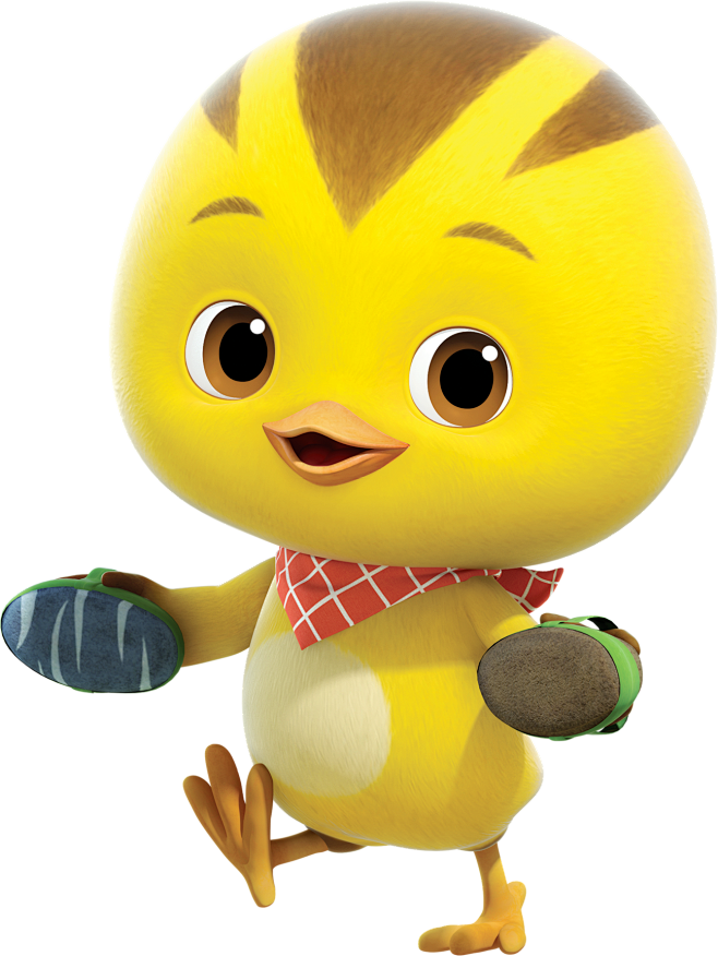 黄色萌鸡