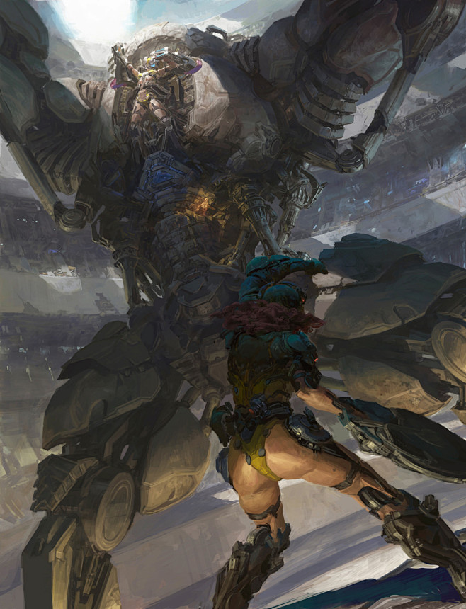 战斗, Eart CG : 作品来源钟风...