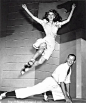 Columbia cast Rita Hayworth in a series of happy happy dancey dancey films with the master of the happy dancey films, Fred Astaire.