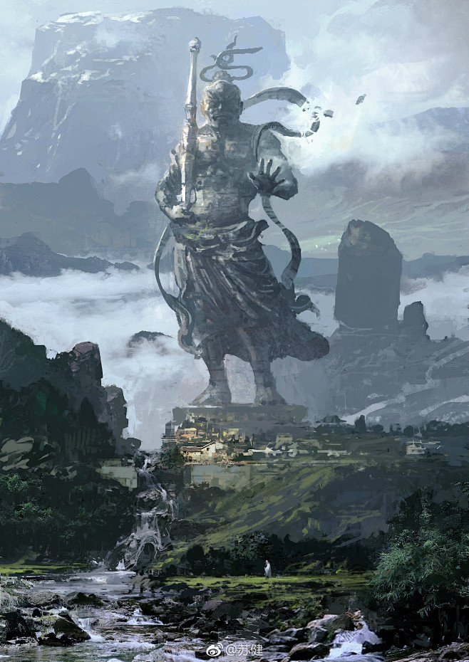 场景原画  图/苏健