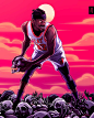 Photo shared by Will McArdle on May 20, 2023 tagging @miamiheat, and @jimmybutler. May be an illustration of basketball, basketball jersey, poster, ball, crowd and basketball court.