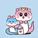 蛇宝宝小青蛇 小蓝蛇... - @阿茹生肖IP的微博 - 微博