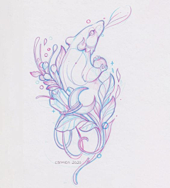 foolscurse采集到动物插画