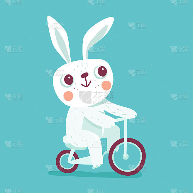 Vector cartoon illustration in simple childish sty