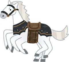 斯莱普尼尔（Sleipnir）是北欧神话中的八足马贴纸扁平儿童插画元素卡通免扣png图片素材