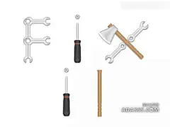 ps手绘教程-用PS钢笔工具来绘制超逼真的常用日常工具五件套- 绘图- 图片处理- 学习教程类- 我的自学网-我要自学网-免费教程|ps视频教程下载|PS抠图教程|自学设计|设计教程|平面教程|设计培训-我爱自学网