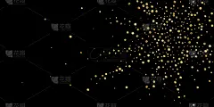 华贵,极简构图,黄金,五彩纸屑,明亮,金属片,小的,图像特效,时髦的,魅力