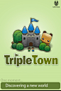 Triple Town益智手机游戏界面，来源自黄蜂网http://woofeng.cn/ #采集大赛#