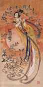 华三川：（1930-2004）浙江镇海人，曾担任中国美协会员、上海美术家协会理事、上海少年儿童出版社专业画家、上海市文史研究馆馆员。至今已有《锦瑟年华》，《华三川人物画集》，《华三川人物线描画搞》，《华三川绘新百美图》，《华三川人物新作选》等十多部大型画集出版发行。