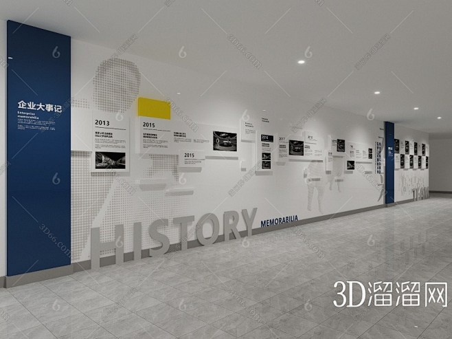 【现代展厅3D模型】-3D现代展厅3d模...