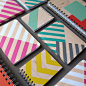 Geometric colourful shapes on wood? Delish. #NatStatWeek #GetBritainWriting #LoveStationery