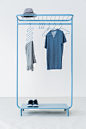 Roommate garment racks and accessories : Roommate is a furniture and accessory series designed for young people who are always on the move and don't live for long periods in the same house. In this situations people need functional and flexible furniture