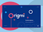 Origmi - Creative Agency agency color web trending concept illustration uiux branding typography website modern clean gradients interface creative design