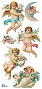 Radiant Angels Sticker Package - 2 sheets - from Violette Stickers