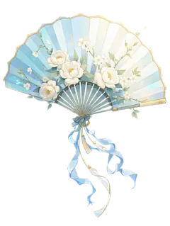 【米图网-52mitu.com】桃花扇 折扇 古风 国潮 团扇桃花扇