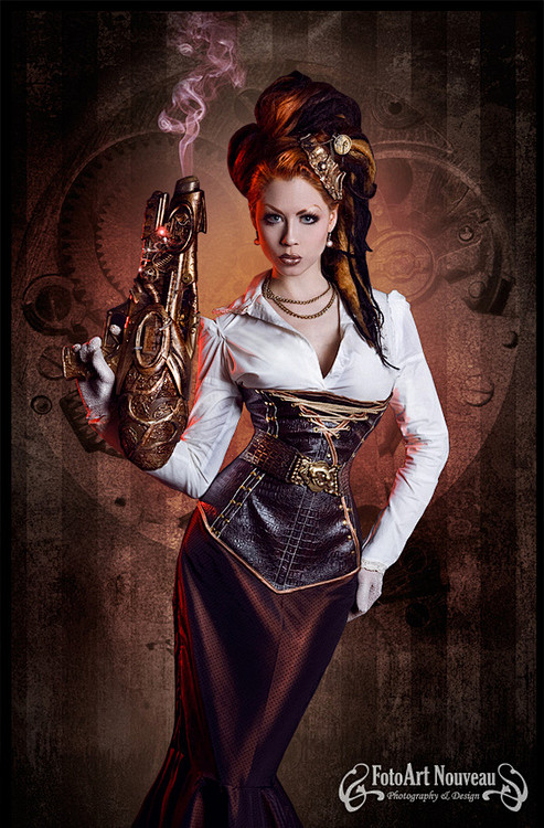 Steampunk Lady By Ma...