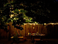 花园, 晚上, 夏日的傍晚, 气氛, 椅子, 表, 晚餐, 舒适
