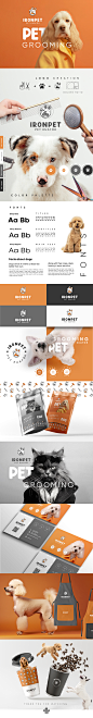 Pet Grooming, Logo  Branding  Фирменный Стиль