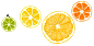 橙子 柠檬 西柚 水果 png