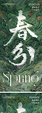 春分简约创意节气海报