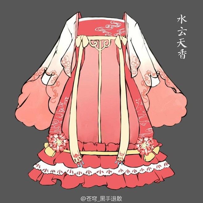 服装设计动漫哥特萝莉Lolita古风